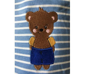 Stickdatei - zARTbesaitet - Schwimmbär